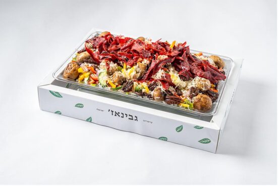 מגש סלט גלילי