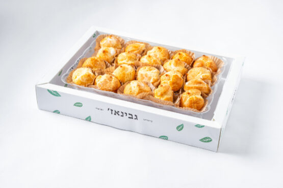 מיני פחזניות במילוי קרם פטיסייר 20 יח