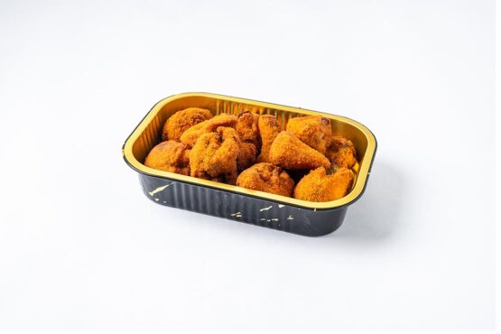 מיקס מטוגנים: חטיפי ברוקולי וכרובית בציפוי פריך, חטיפי קובה במילוי פטריות