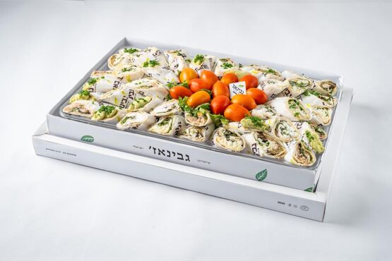 מיני טורטייה ראפ במבחר מילויים: סביח, טונה, אבוקדו, בלקני 40 יח׳