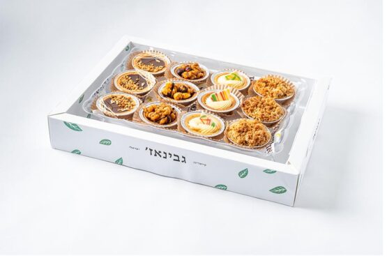 מיני פאי פקאן קרמבל תפוחים לימון 15 יח