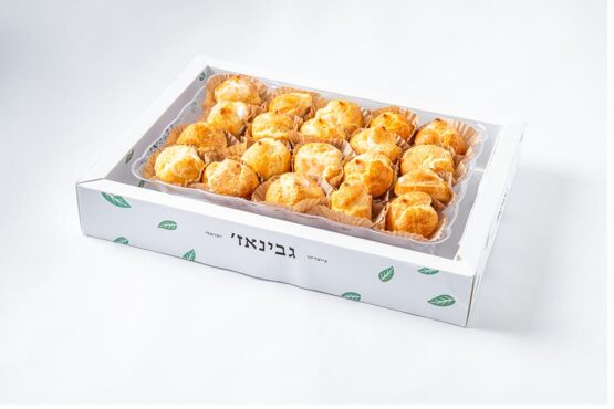 מיני פחזניות במילוי קרם פטיסייר 20 יח